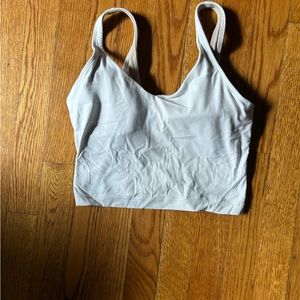 Lululemon white Aline tank SIZE 4